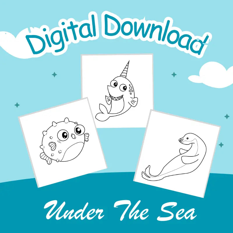 Under The Sea Printable Coloring Pages